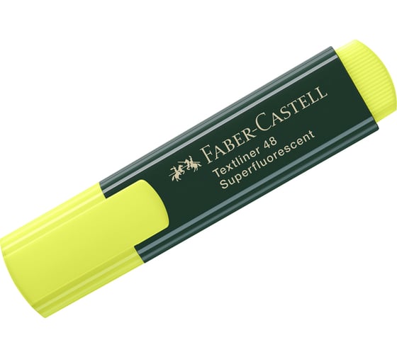 Текстовыделитель Faber-Castell 48 желтый, 1-5 мм 154807 1