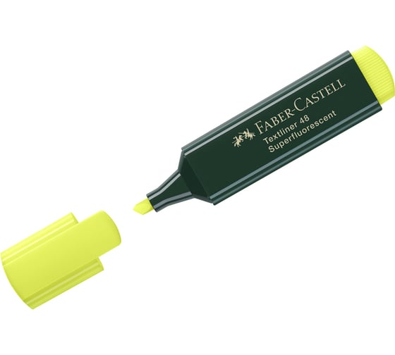 Текстовыделитель Faber-Castell 48 желтый, 1-5 мм 154807