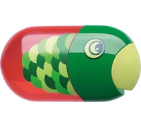 Пластиковая точилка Faber-Castell с ластиком fish 2 отверстия, контейнер 183525