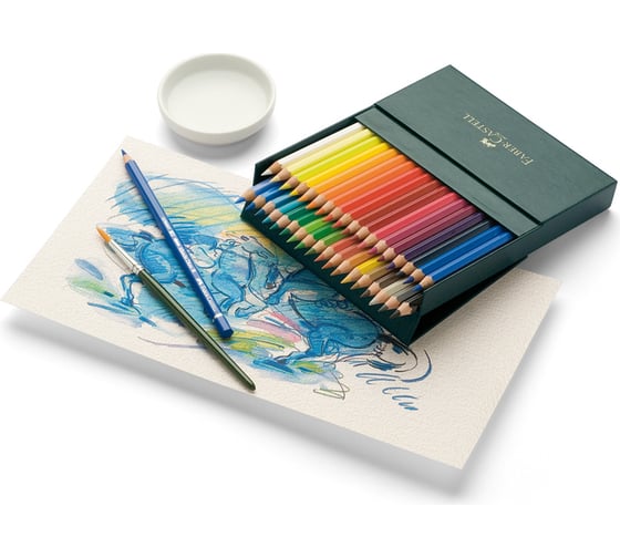 Художественные акварельные карандаши Faber-Castell albrecht dürer, 36 цветов, студийная коробка 117538