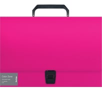 Папка-портфель Berlingo color zone 1 отделение, а4, 330x230x35 мм, 1000 мкм, розовая PF4_01042