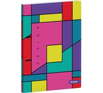 Папка Berlingo color block на 2 кольцах, 24 мм, 600 мкм, с рисунком, d-кольца, с внутренним карманом RB4_2DS03