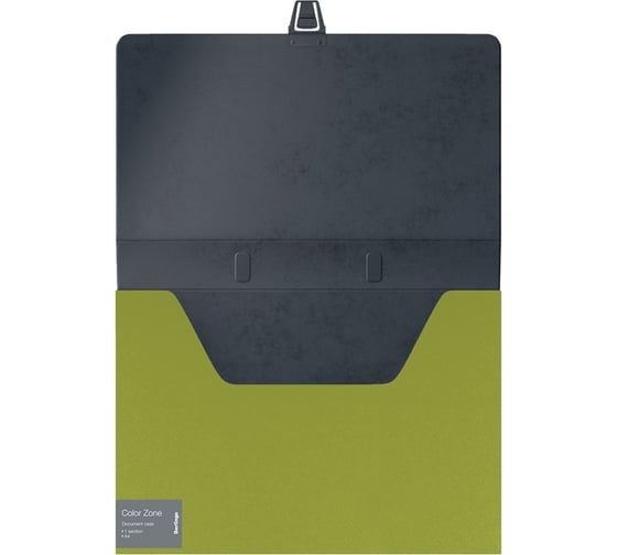 Папка-портфель Berlingo color zone 1 отделение, а4, 330x230x35 мм, 1000 мкм, салатовая PF4_01045