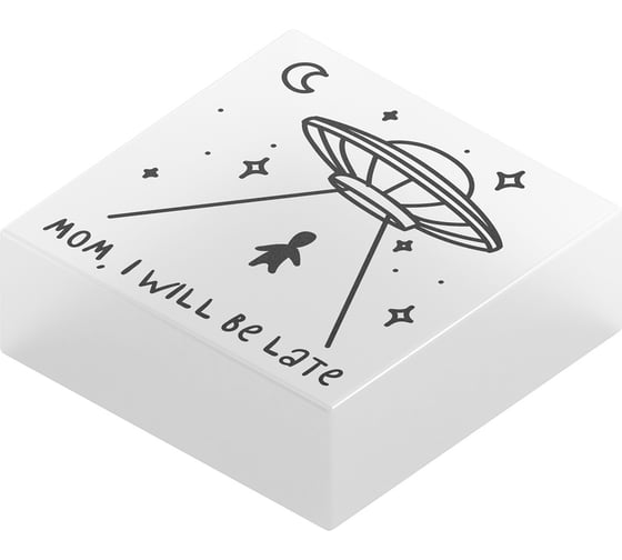 Ластик Berlingo aliens 4 шт, 28x28x12 мм, флуоресцентный, блистер BLc_00610_4