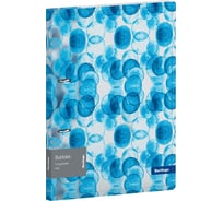 Папка Berlingo bubbles на 2 кольцах, 24 мм, 600 мкм, d-кольца, с внутренним карманом, прозрачная, с рисунком RB4_2D601