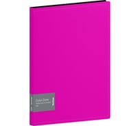 Папка Berlingo color zone с 40 вкладышами, 21 мм, 1000 мкм, розовая AVp_40113