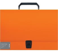 Папка-портфель Berlingo color zone 1 отделение, а4, 330x230x35 мм, 1000 мкм, оранжевая PF4_01044