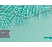 Папка-конверт Berlingo nature на кнопке, а4, 180 мкм, с рисунком EFb_A4161