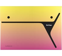 Папка-конверт Berlingo xproject. Radiance на 2 кнопках, а4, 300 мкм, желтый/розовый градиент EFb_A4991