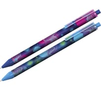 Набор ручек шариковых автоматических Berlingo 30 шт. в упаковке, retro future синяя, 0,7мм, рисунок на корпусе, ассорти CBm_70S08