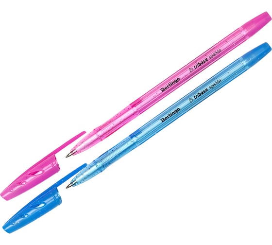 Шариковая ручка Berlingo tribase sparkle синяя, 0,7 мм CBp_70962 1