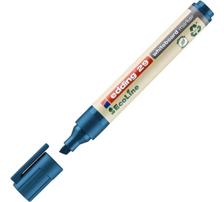 Маркер для белых досок EDDING 29/3 ecoline синий, 1-5 мм 1183258