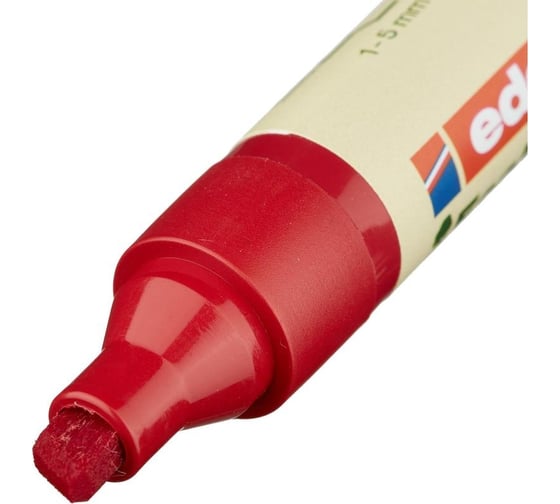 Маркер для бумаги для флипчартов EDDING 32/2 ecoline красный, 1-5 мм скошенный наконечник 1183277
