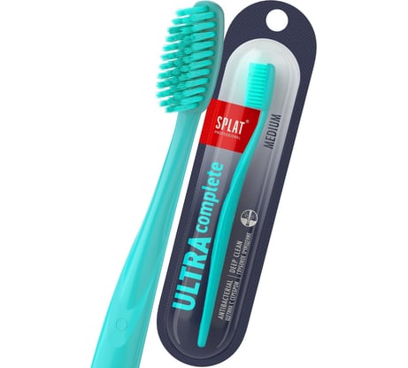 Зубная щетка SPLAT Prof ULTRA COMPLETE Medium бирюзовый 111.14169.0113