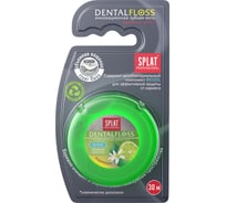 Зубная нить SPLAT DentalFloss бергамот и лайм, объемная 102.14051.0101