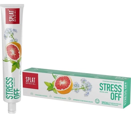 Зубная паста SPLAT Special STRESS OFF антистресс 75 мл 112.16140.0101