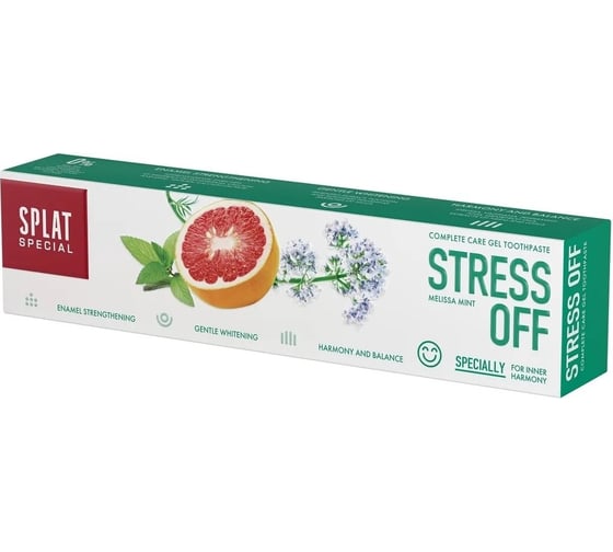 Зубная паста SPLAT Special STRESS OFF антистресс 75 мл 112.16140.0101