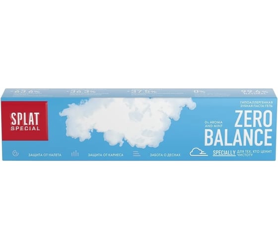 Зубная паста SPLAT Special ZERO BALANCE зеро баланс 75 мл 112.16038.0101
