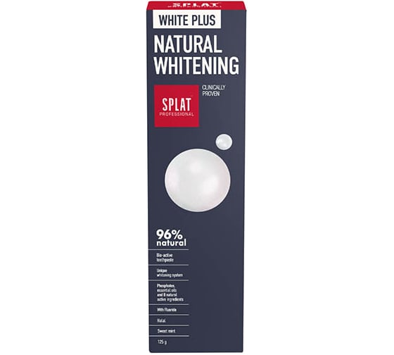 Зубная паста SPLAT Prof Bio WHITE PLUS отбеливание плюс 125 г 112.41012.0101