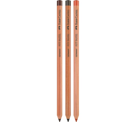 Пастельные карандаши Faber-Castell pitt pastel, 3 цвета, блистер 112797