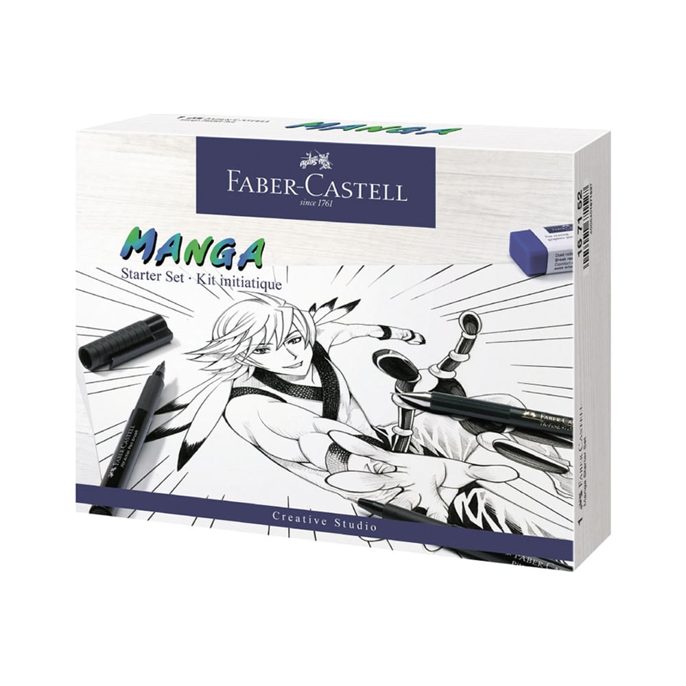 Набор графических материалов Faber-Castell pitt artist pens <b>manga</b> starter s...