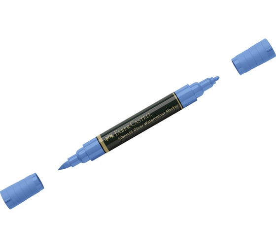 Набор акварельных пигментированных маркеров Faber-Castell albrecht dürer 5 цветов, двусторонние, кистевой/пулевидный наконечник 160305