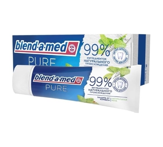 Зубная паста BLEND_A_MED Pure Защита от кариеса 75 мл (3809) 0001020854