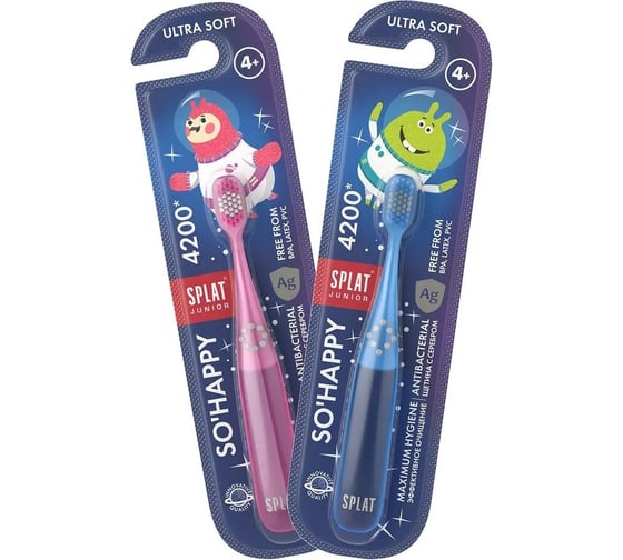 Детская зубная щетка SPLAT JUNIOR ULTRA 111.11186.0101