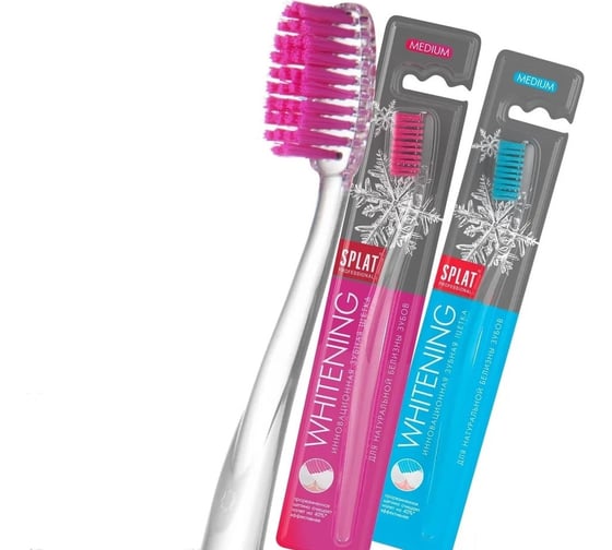 Зубная щетка SPLAT Prof WHITENING Medium 111.14073.0101