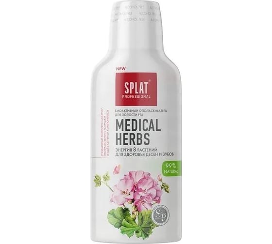 Ополаскиватель SPLAT Prof MEDICAL HERBS лечебные травы 275 мл 109.14009.0101
