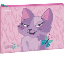 Текстильная папка Berlingo princess cat 1 отделение, а4, 340x250 мм, полиэстер, на молнии FB07105A4