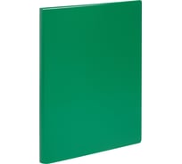 Папка Стамм с 60 вкладышами А4, 21 мм, 600 мкм, пластик, зеленая ММ-32210