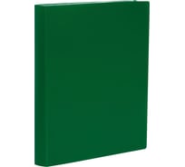 Папка Стамм 100 вкладышей А4, 30 мм, 600 мкм, пластик, зеленая ММ-32214