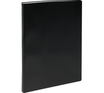 Папка Стамм 100 вкладышей А4, 30 мм, 600 мкм, пластик, черная ММ-32212