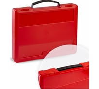 Портфель Стамм с выдвижной ручкой, 270x350x45 мм, красный ПФ23