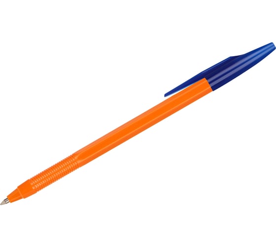 Шариковая ручка Стамм 333 orange синяя, 0.7 мм РШ305