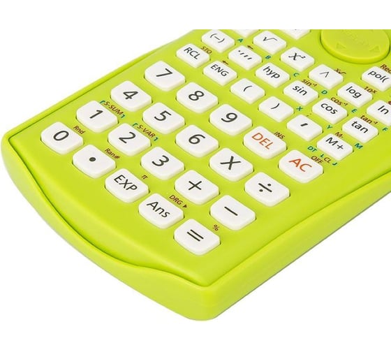 Научный калькулятор DELI e1710a/grn, ЕГЭ, 12 разрядный, lcd дисплей, питание от батарейки, зеленый 1407145
