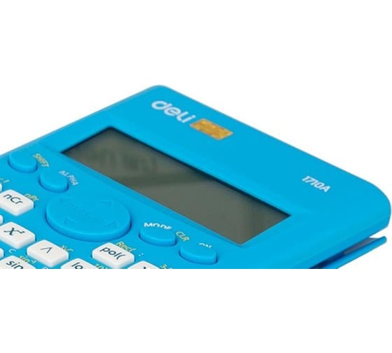 Научный калькулятор DELI e1710a/blu, ЕГЭ, 12 разрядный, lcd дисплей, питание от батарейки, синий 1407146
