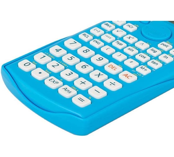 Научный калькулятор DELI e1710a/blu, ЕГЭ, 12 разрядный, lcd дисплей, питание от батарейки, синий 1407146