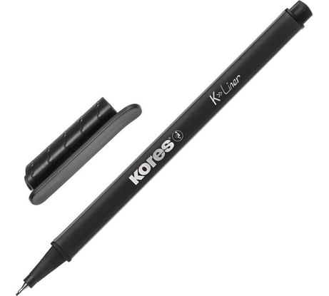 Линер Kores 0.4 мм, черный 1650221