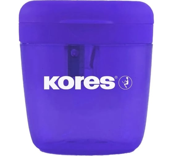 Точилка Kores deposito 1x одно отверстие, цвета в ассортименте 1536759 1