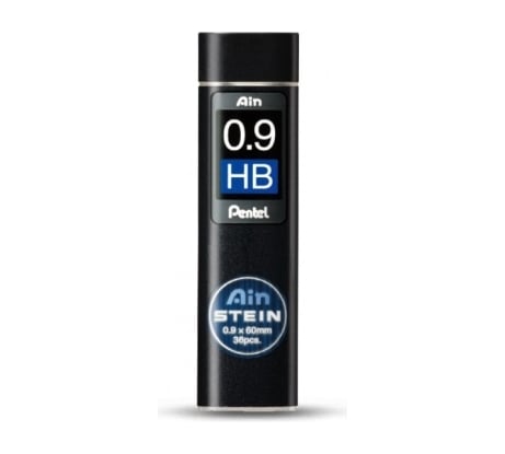 Грифели для автоматических карандашей Pentel Ain Stein C279-HBO 0.9 мм, 36 грифелей, в тубе HB 609995