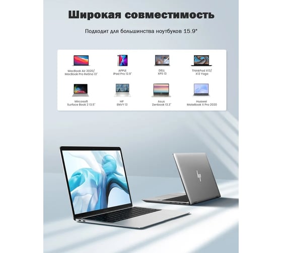 Сумка для ноутбука Ugreen 15-15.9 цвет серый 30325