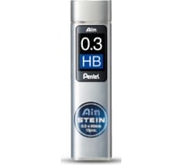 Грифели для автоматических карандашей Pentel Ain Stein C273-HBO 0.3 мм, 15 грифелей, в тубе, HB 609989