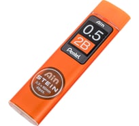 Грифели для автоматических карандашей Pentel Ain Stein C275-2BO 0.5 мм, 40 грифелей, в тубе, 2B 674353