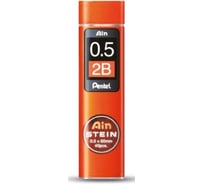 Грифели для автоматических карандашей Pentel Ain Stein C275-2BO 0.5 мм, 40 грифелей, в тубе, 2B 674353 26165951