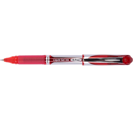 Гелевая ручка Pentel Energel d 0.7 мм 12 шт BL57-BO красные чернила 609978