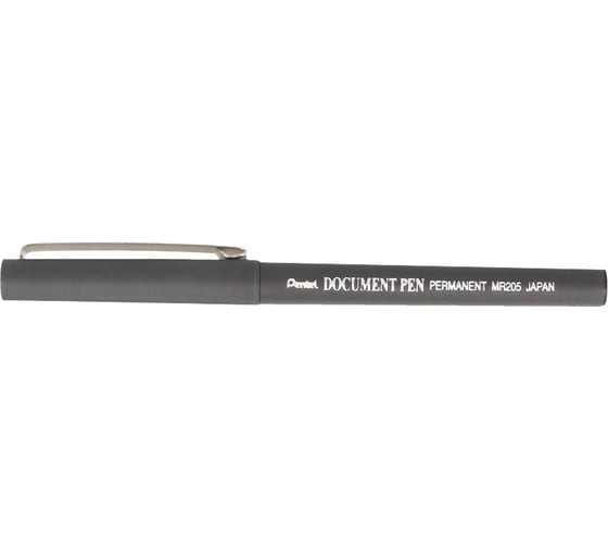 Ручка-роллер Pentel Document Pen одноразовый d 0.5 мм 12 шт MR205-AE черные чернила 586212