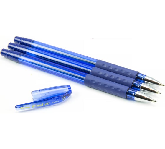 Шариковая ручка Pentel Feel it! d 1 мм 12 шт BX490-C синие чернила 671362