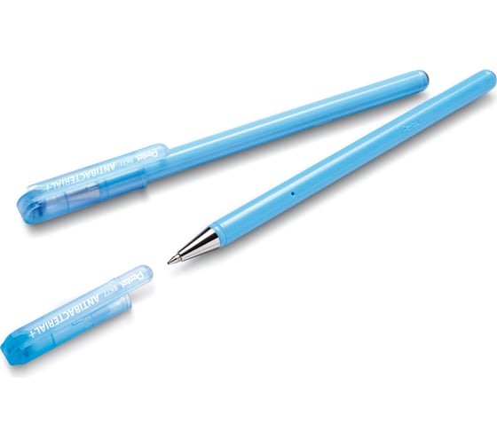 Шариковая ручка Pentel Antibacterial+ d 0.7 мм 12 шт BK77AB-CE металлический наконечник, синие чернила 669187
